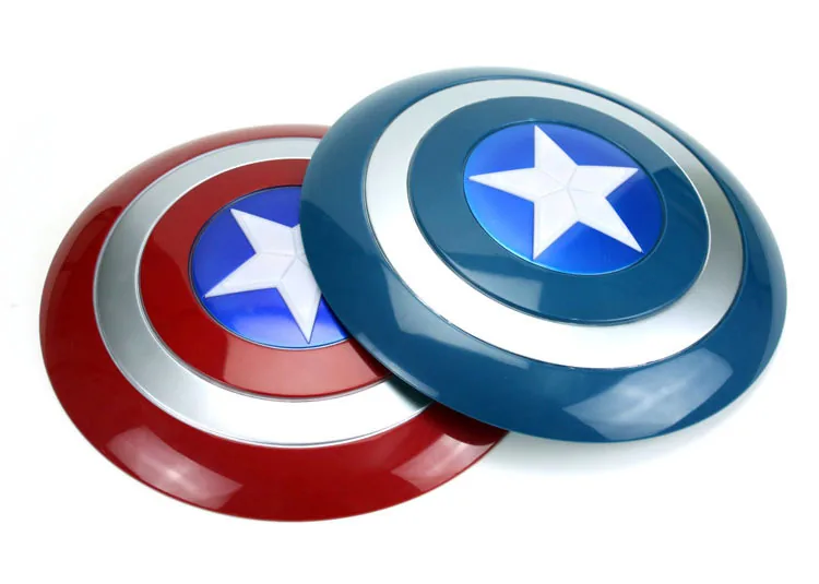 Kids Captain America Led Lightup Shield 32cm 3 Color Options Superhero Play Costume Accessory - 3