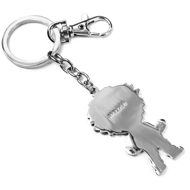 Adventure Time Finn Jake Anime Colorful Metal Keychain Cosplay Accessory Printed Pendant Collectible - 6