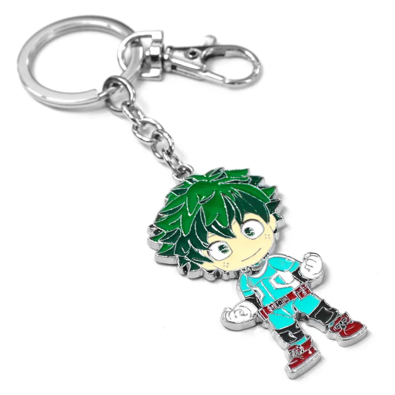 Adventure Time Finn Jake Anime Colorful Metal Keychain Cosplay Accessory Printed Pendant Collectible - 3