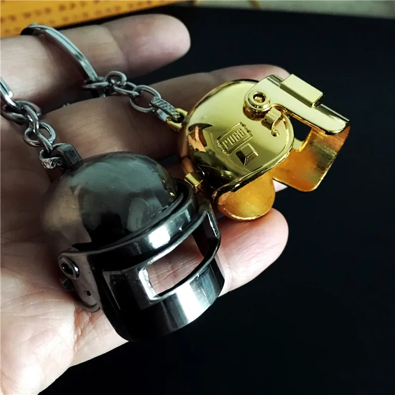 Pubg Cosplay Metal Keychain Backpack Helmet Pan Model Awm 98k Props Fan Collectible Keyring - 6
