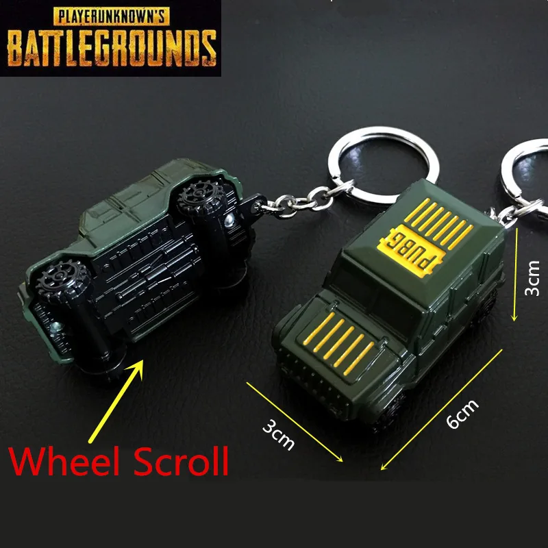 Pubg Cosplay Metal Keychain Backpack Helmet Pan Model Awm 98k Props Fan Collectible Keyring - 7