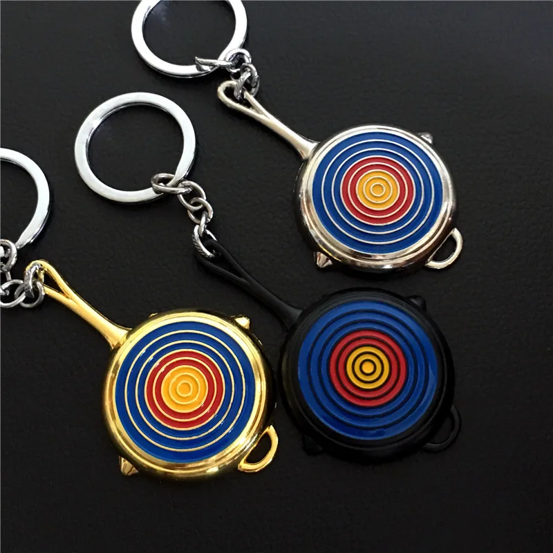 Pubg Cosplay Metal Keychain Backpack Helmet Pan Model Awm 98k Props Fan Collectible Keyring - 3