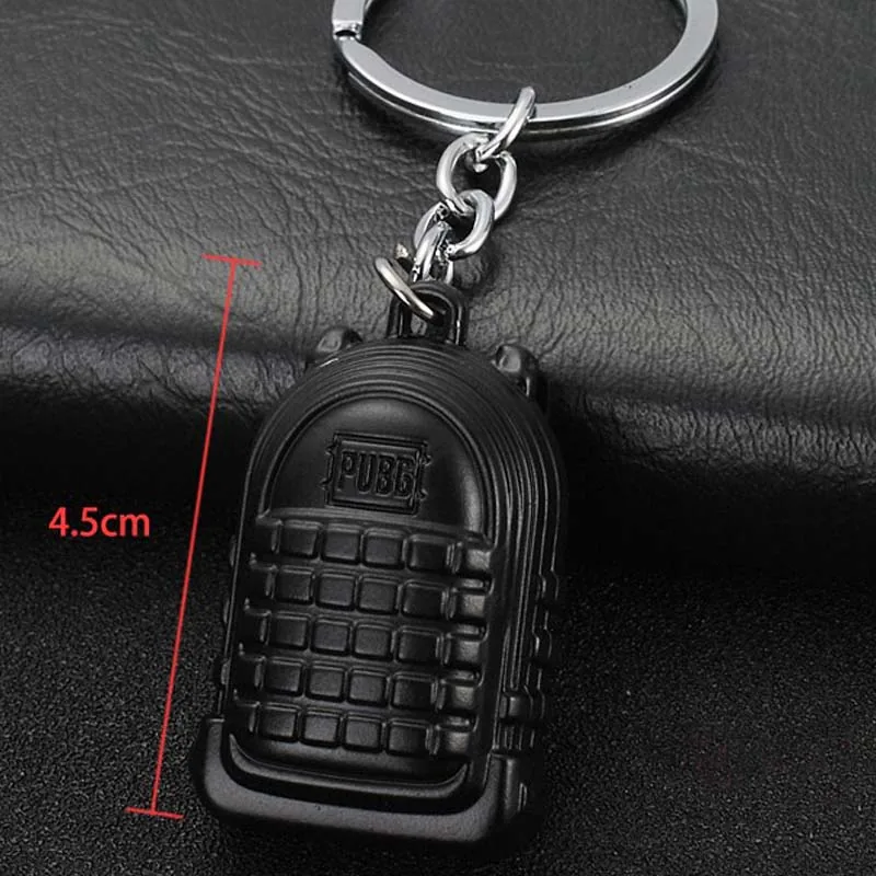 Playerunknowns Battlegrounds Pubg Cosplay Keychain Helmet Backpack Keyring Ideal Gift For Gamers Prop Collectors - 2