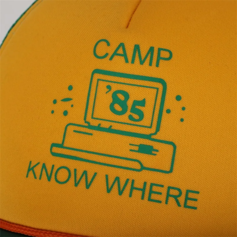 Stranger Things Season 3 Dustins Retro Mesh Trucker Cap Camp Know Where Inspired Hat For Fans - 7